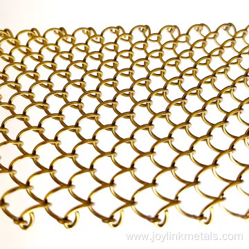 Decorative Gold Metal Mesh Curtain